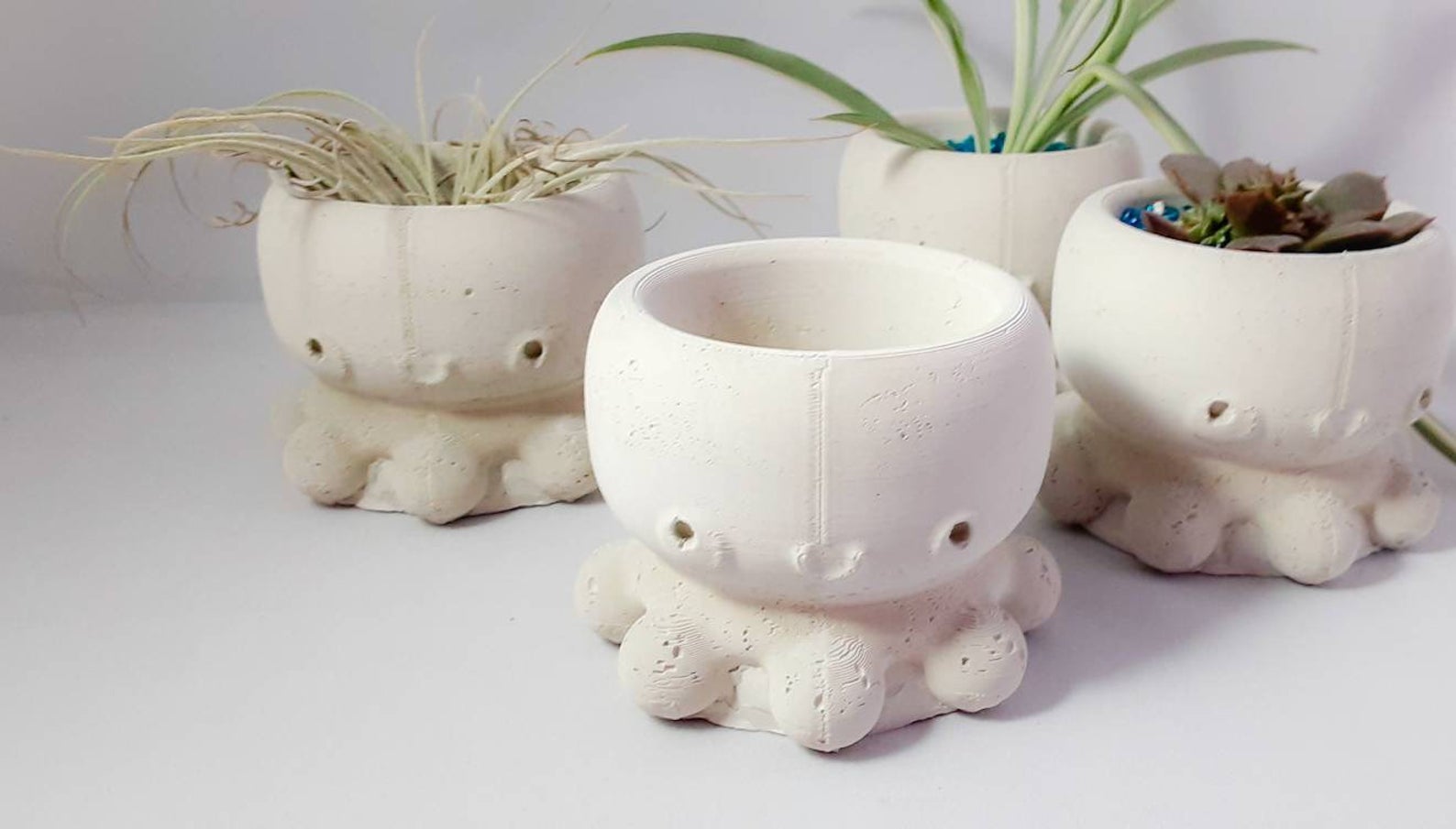 Octopus 3 inch Cement Art | Ambrias Ink - plants + art and design